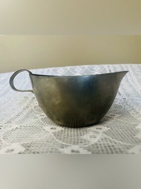 Metawa Holland Real Pewter Creamer Vintage